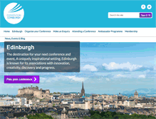 Tablet Screenshot of conventionedinburgh.com